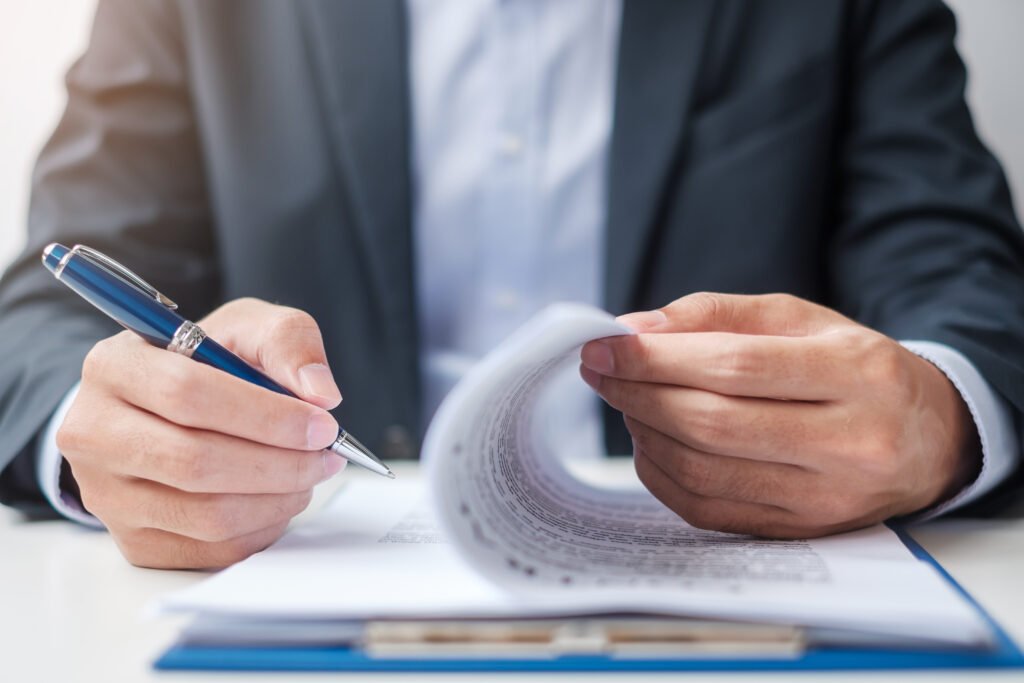 Notary Signing document